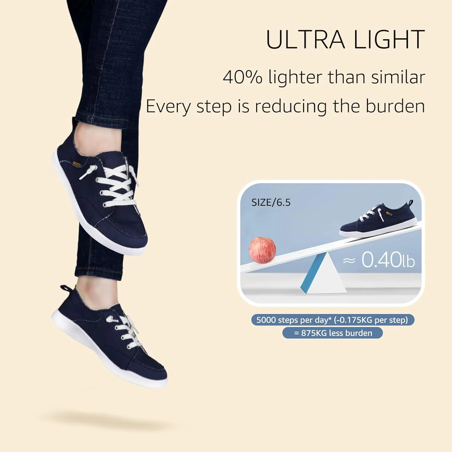 STQ Slip on Sneakers for Women Casual Canvas Shoes Machine Washable