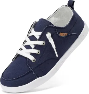 STQ Slip on Sneakers for Women Casual Canvas Shoes Machine Washable