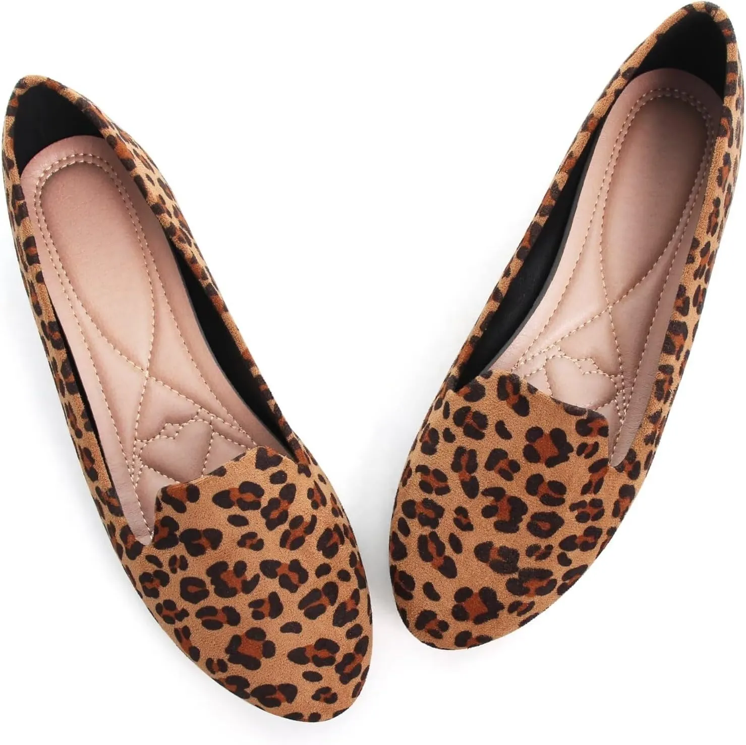 Stunner Women's Casual Flats Square Toe Bowknot Ballet Flats Comfortable Slip On Wedding Dress Shoes