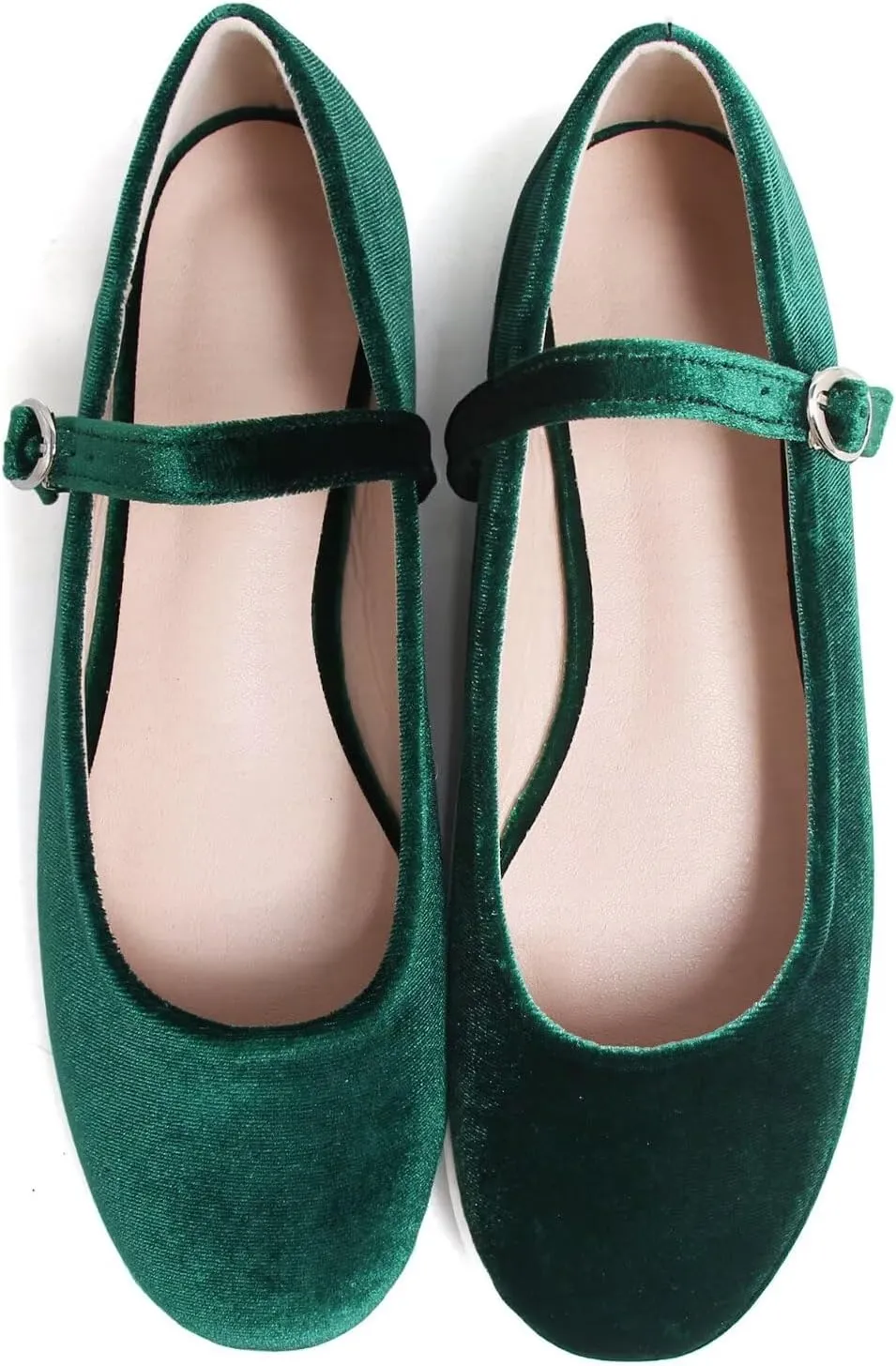 Stunner Women's Mary Jane Flats Fashion Round Toe Ballet Flats Comfortable Ankle Strap Flats Slip On Dress Flats