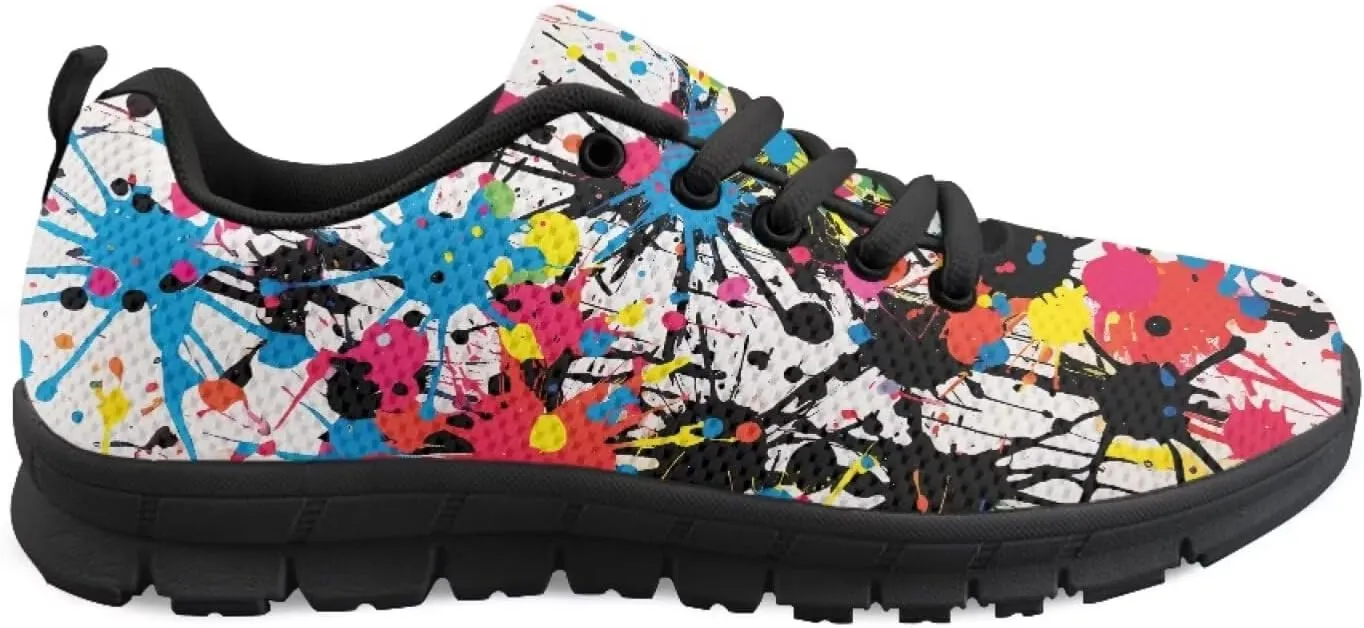 SYtrade Tennis Shoes for Women Sport Women's Fashion Sneaker Black Sole Walking Shoes