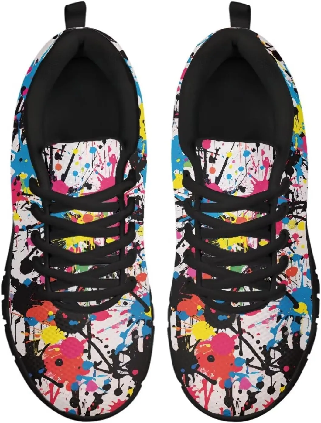 SYtrade Tennis Shoes for Women Sport Women's Fashion Sneaker Black Sole Walking Shoes