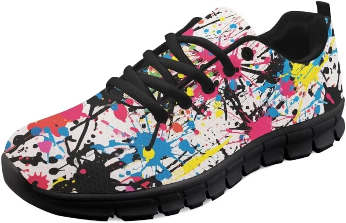 SYtrade Tennis Shoes for Women Sport Women's Fashion Sneaker Black Sole Walking Shoes