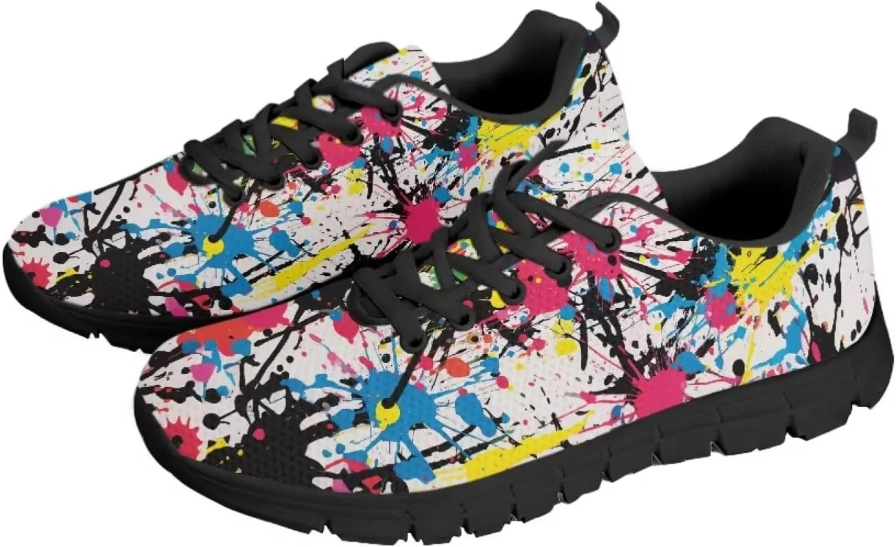SYtrade Tennis Shoes for Women Sport Women's Fashion Sneaker Black Sole Walking Shoes