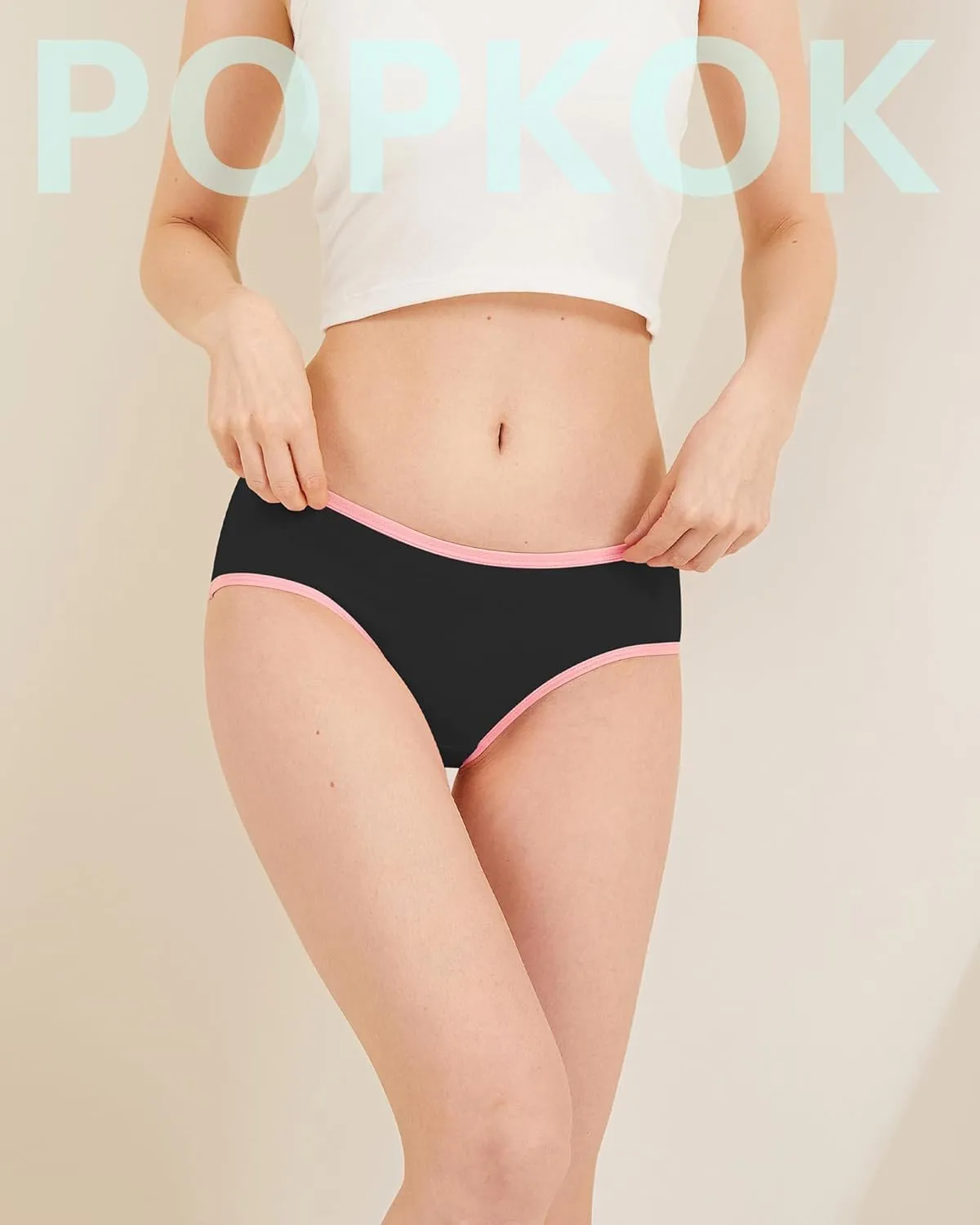 Teen Girls Underwear Cotton Brief Panties 6 pack