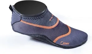 Tilos Osmos Minimalist Water Shoes - Barefoot Feel, UV Protection, Non-Slip Sole for Surfing, Paddle Boarding, Beach Sports (Gray, XL - Size 12-13)