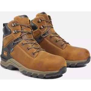 Timberland Pro Men's Hypercharge 6" Composite Toe Waterproof Work Boot -Brown- TB1A1RVS214