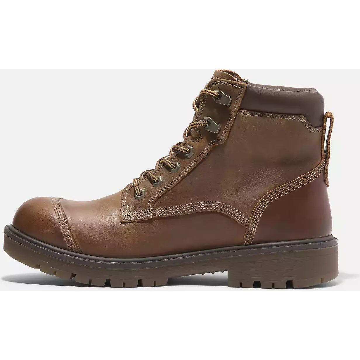 Timberland Pro Men's Whitman 6" Soft Toe Waterproof Work Boot -Brown- TB0A678KEM4