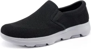 TIOSEBON Men's Mesh Slip On Walking Shoes Loafers-Work Drving Tennis Shoes