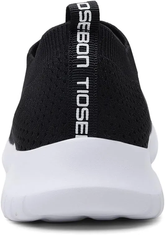 TIOSEBON Men's Slip On Walking Shoes Knit Mesh Tennis Sneaker