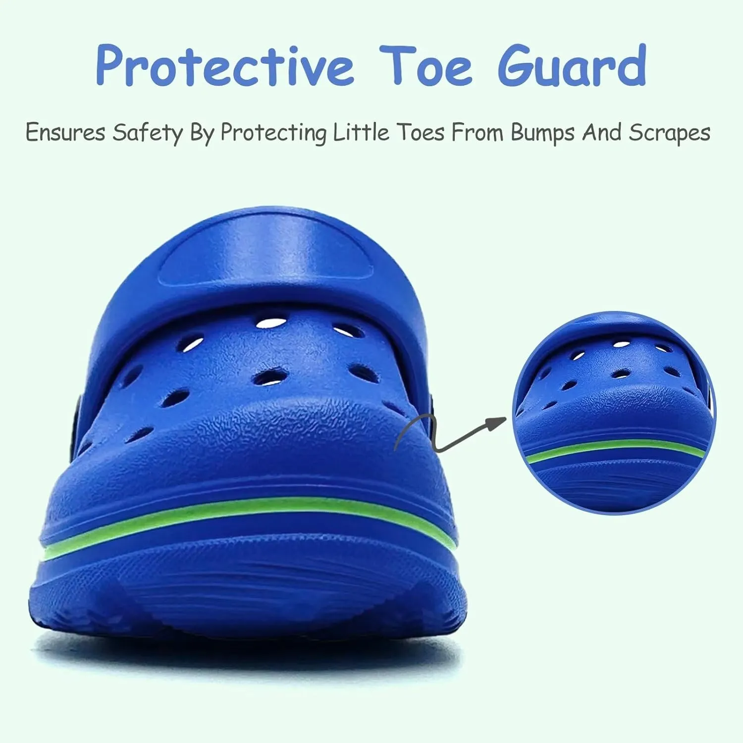 Toddler Girls Boys Clogs Classic Garden Shower Beach Pool Swim Slip on Sandals Slides Children Kid Cute Water Shoes