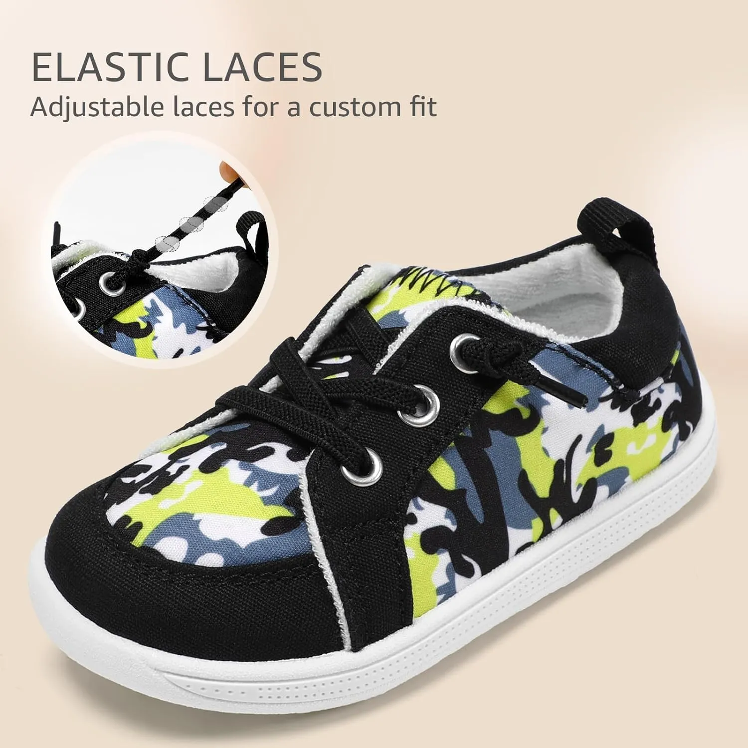 Toddler Wide Toe Box Barefoot Shoes: Boys Tennis Sneakers, First Walking Shoes, Flex Comfort Outdoor
