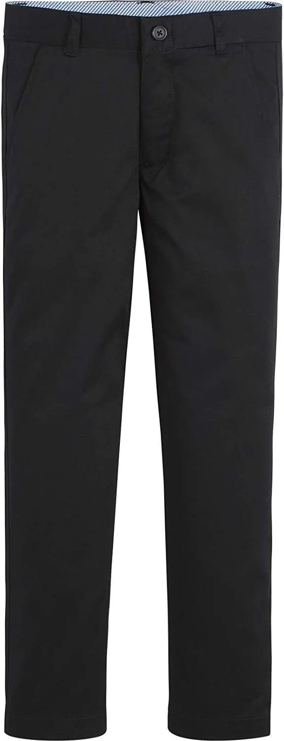 Tommy Hilfiger Boy's Flat Front Twill Blend Dress Pants
