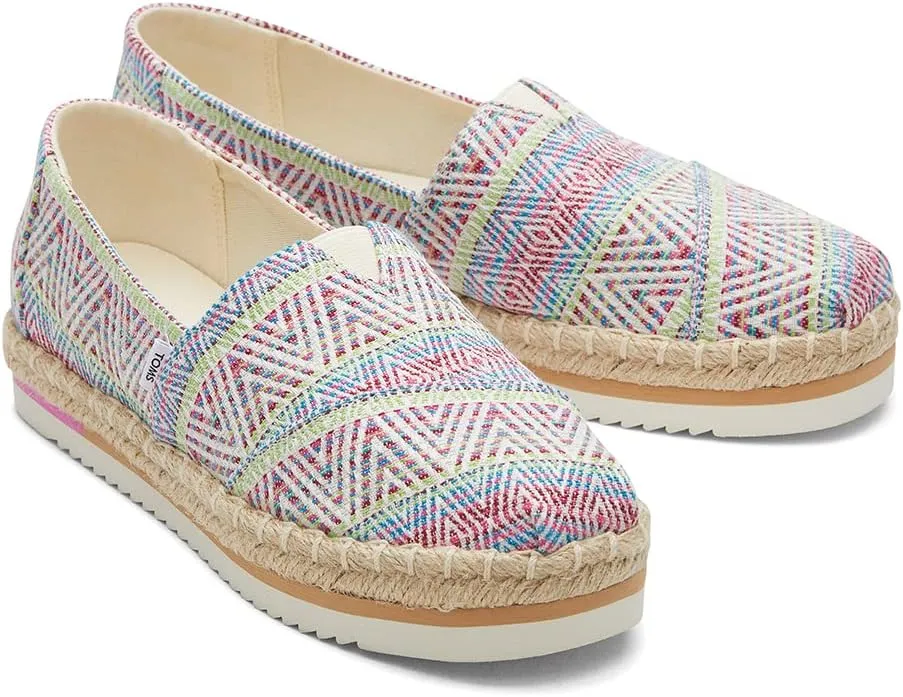 TOMS womens Alpargata Platform Rope Sole