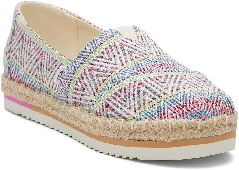 TOMS womens Alpargata Platform Rope Sole
