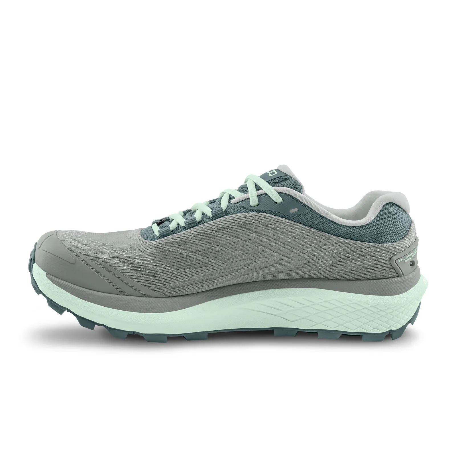 Topo Pursuit 2 Running Shoe (Women) - Grey/Mint