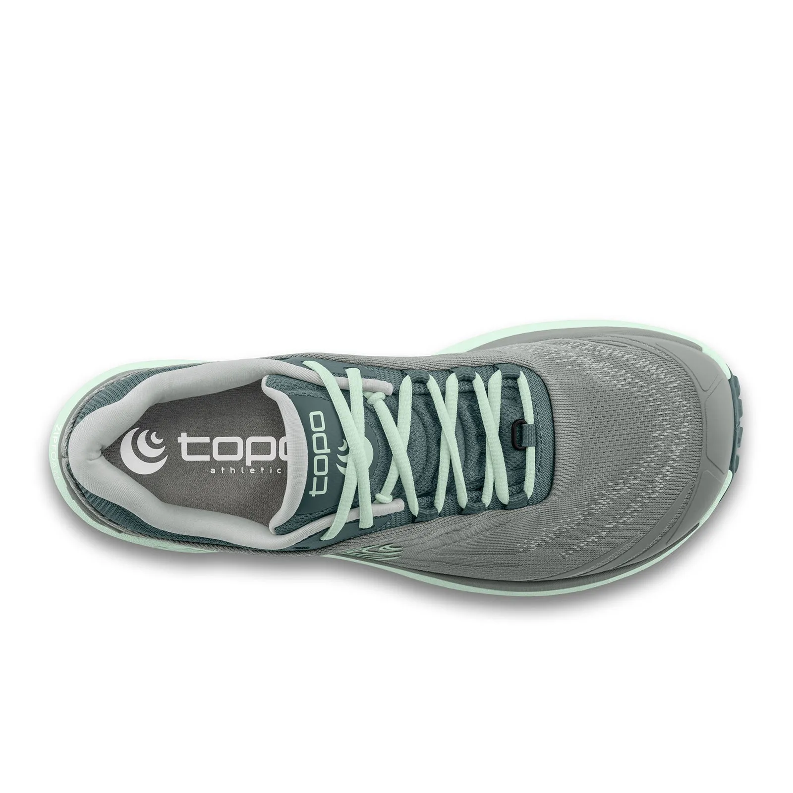 Topo Pursuit 2 Running Shoe (Women) - Grey/Mint