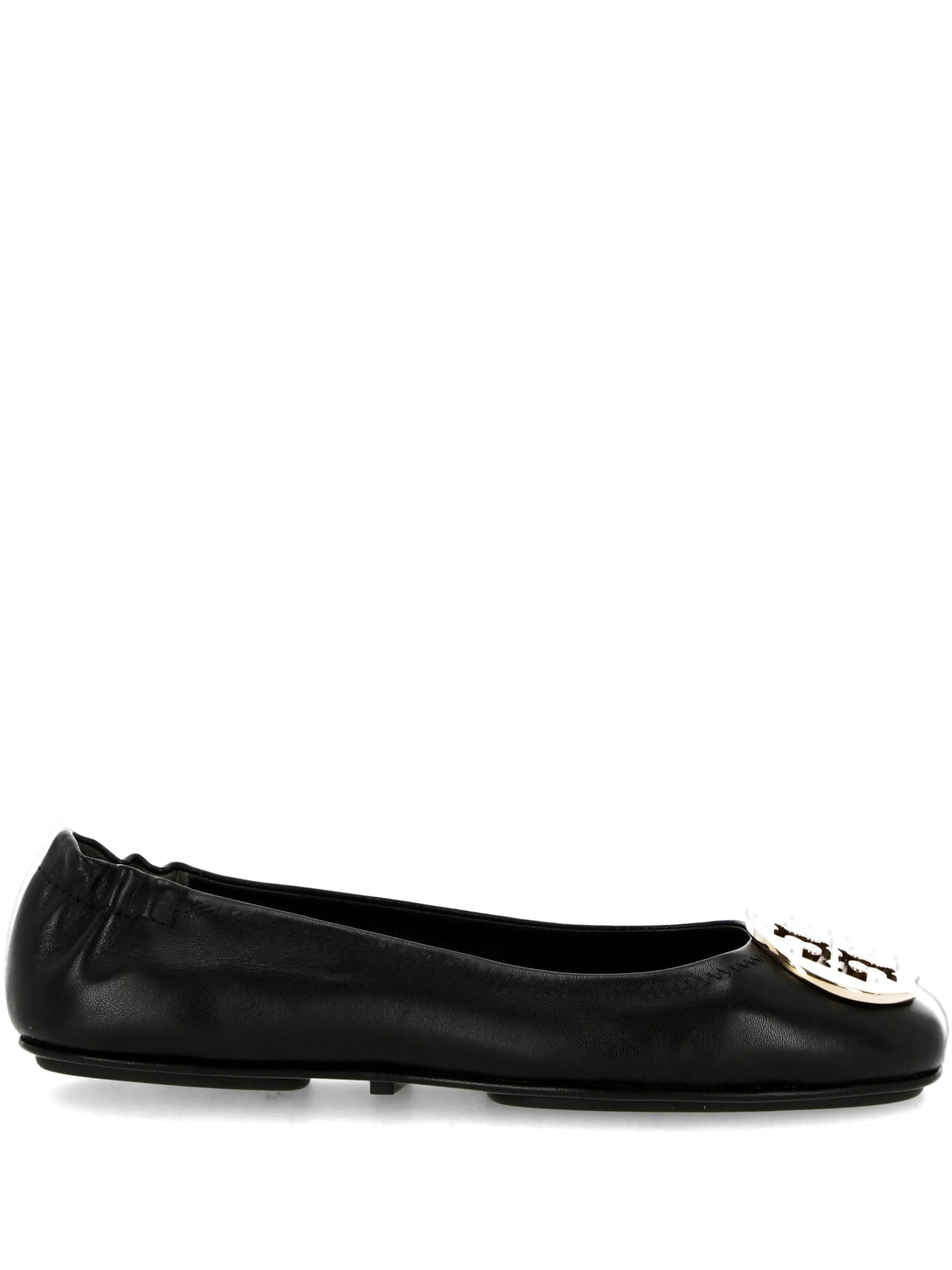 Tory Burch Soft Suede Black Flat Shoes