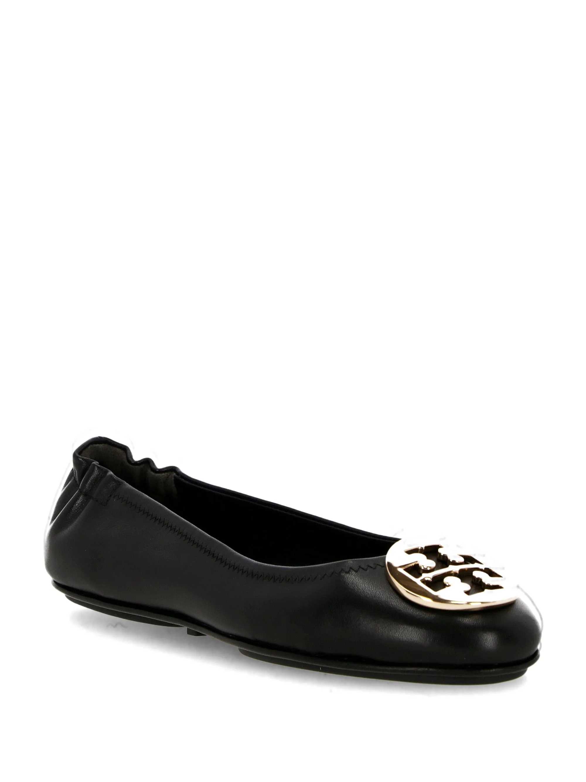 Tory Burch Soft Suede Black Flat Shoes