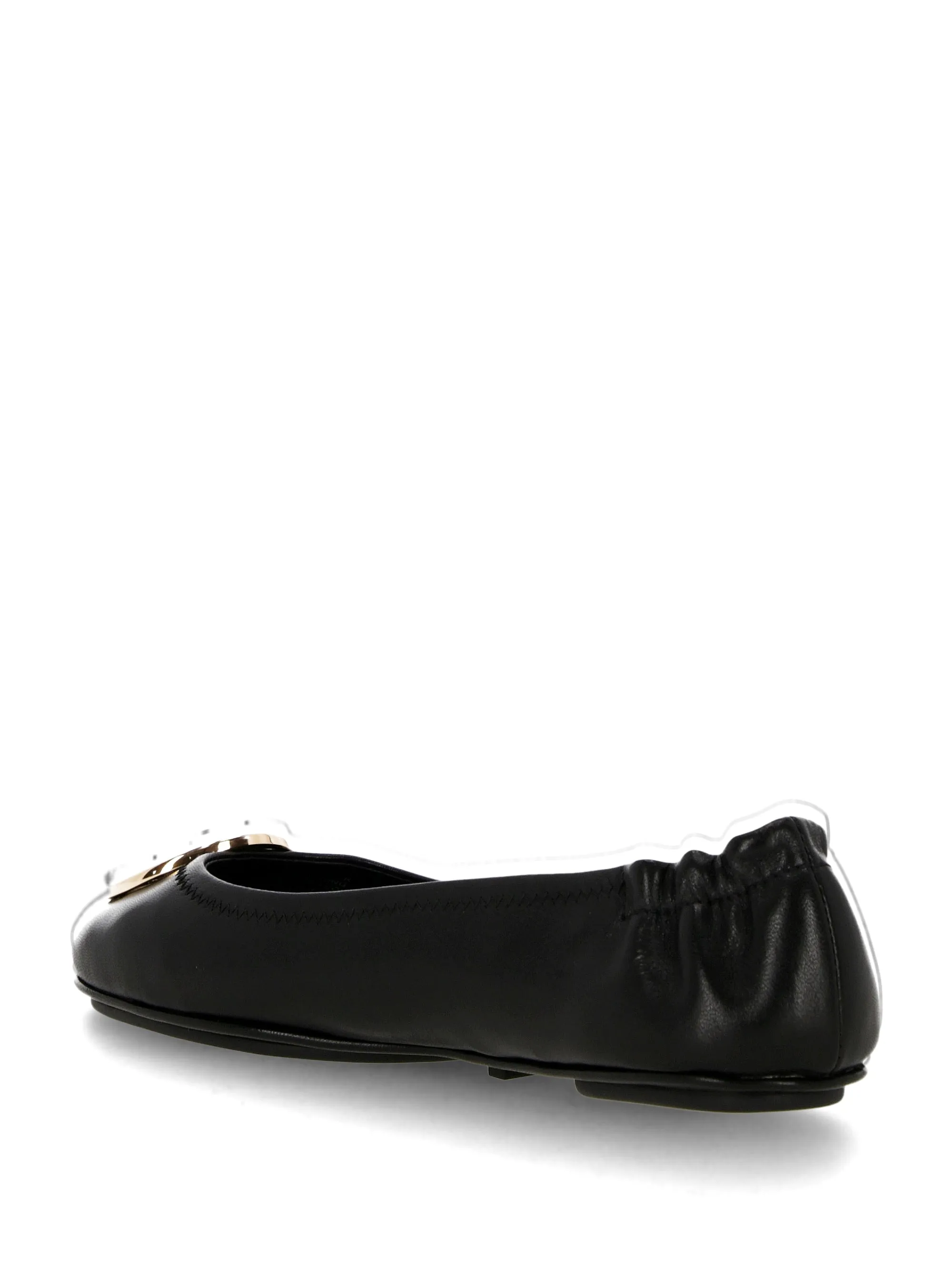 Tory Burch Soft Suede Black Flat Shoes