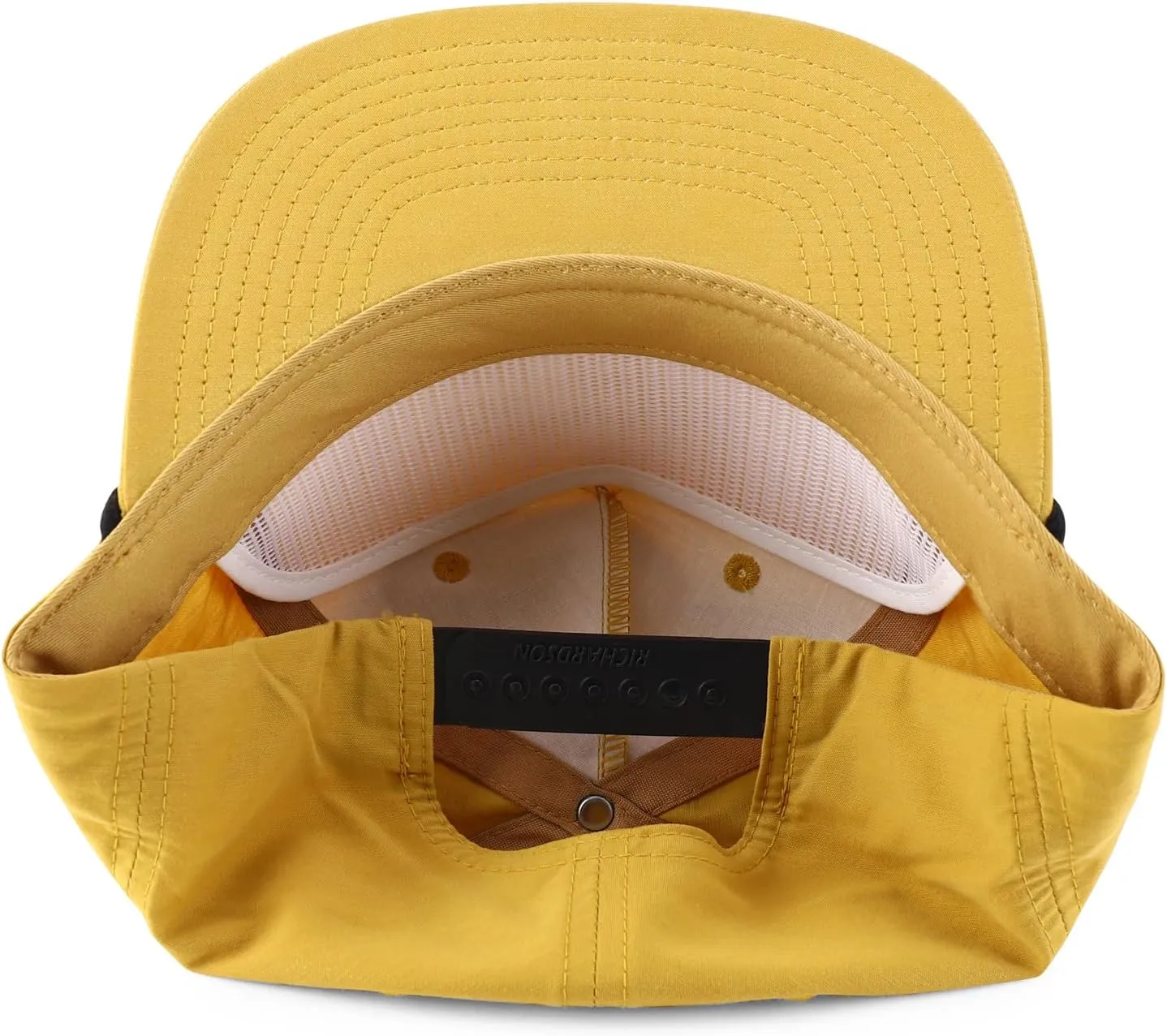 Trendy Apparel Shop UPF 50 Unstructured 5 Panel Flatbill Golf Snapback Cap