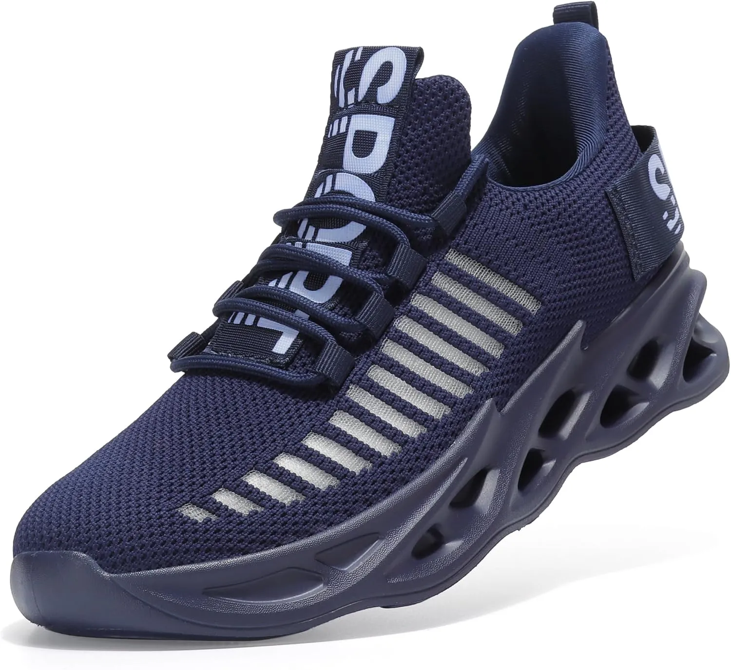 TSIODFO Men's Walking Shoes Slip On Athletic Running Tennis Sneakers