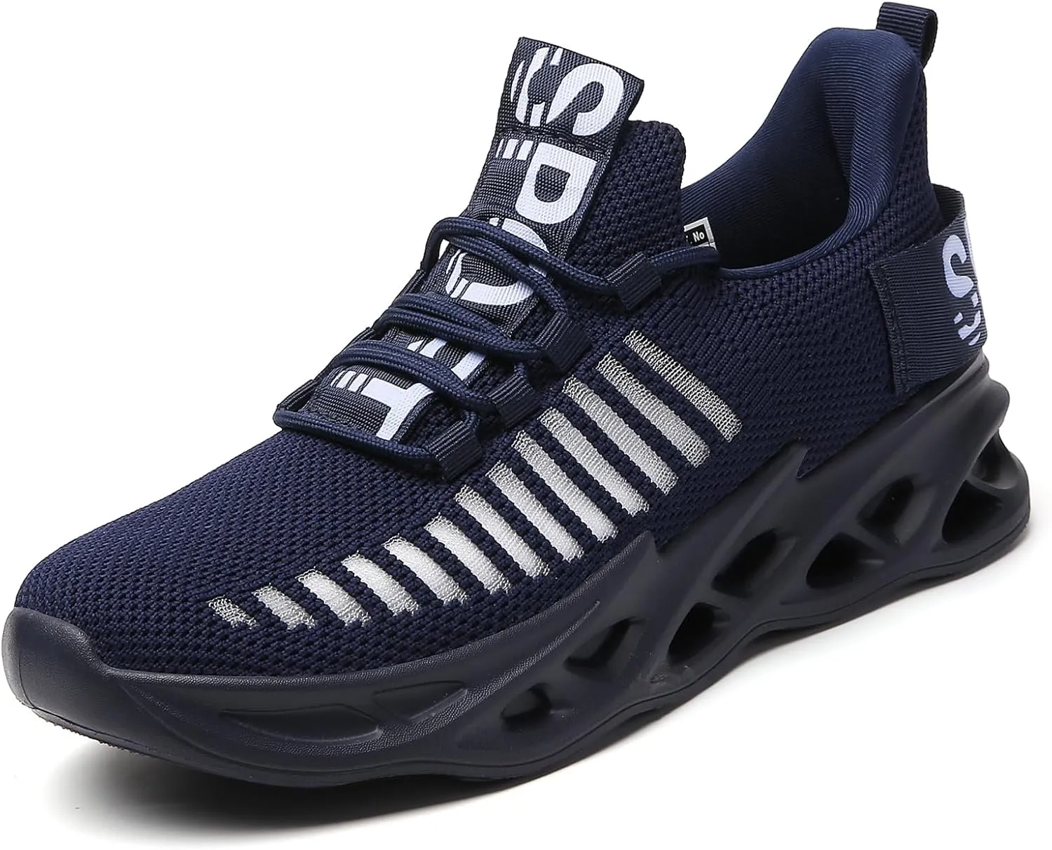 TSIODFO Men's Walking Shoes Slip On Athletic Running Tennis Sneakers