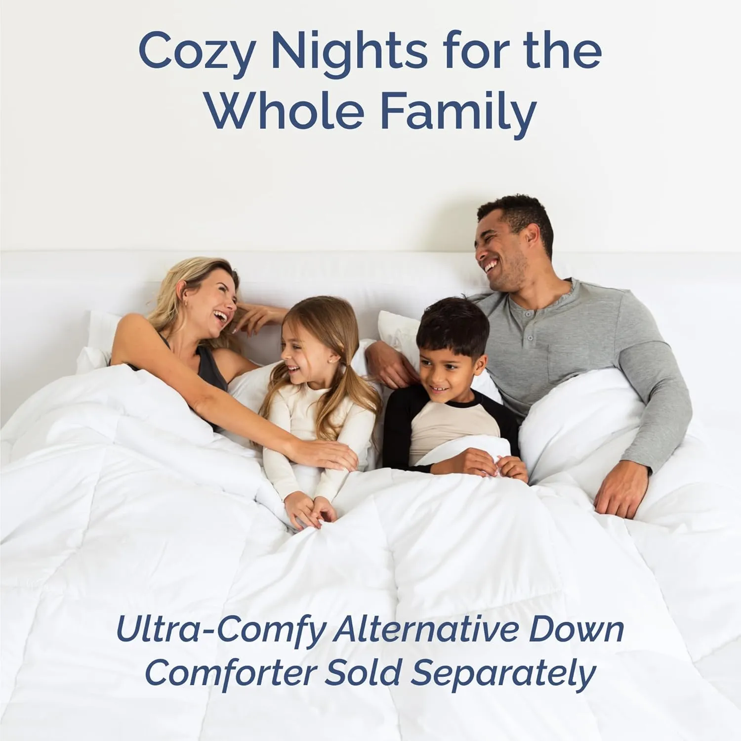 Twin 4 Piece Sheet Set - Comfy Breathable & Cooling - Ultra Soft Hotel Luxury Bedding Set with 8-16 Inch Deep Pockets - 1 Flat & 1 Fitted Sheet & 2 Pillowcases - Cozy, Wrinkle Free & Easy Care - White