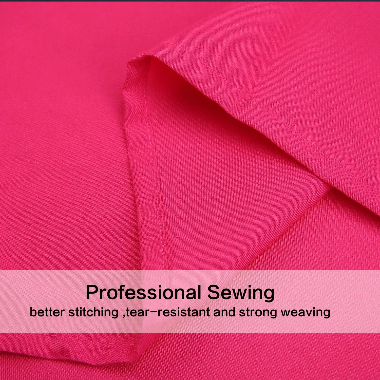 Twin XL Sheets Set 4 Piece Cooling Bed Sheets- Hotel Luxury 1800 Bedding Sheets & Pillowcases - 1 Flat Sheet,1 Fitted Sheet and 2 Pillow Cases - Extra Soft, Deep Pocket up to 16" (Hot Pink)