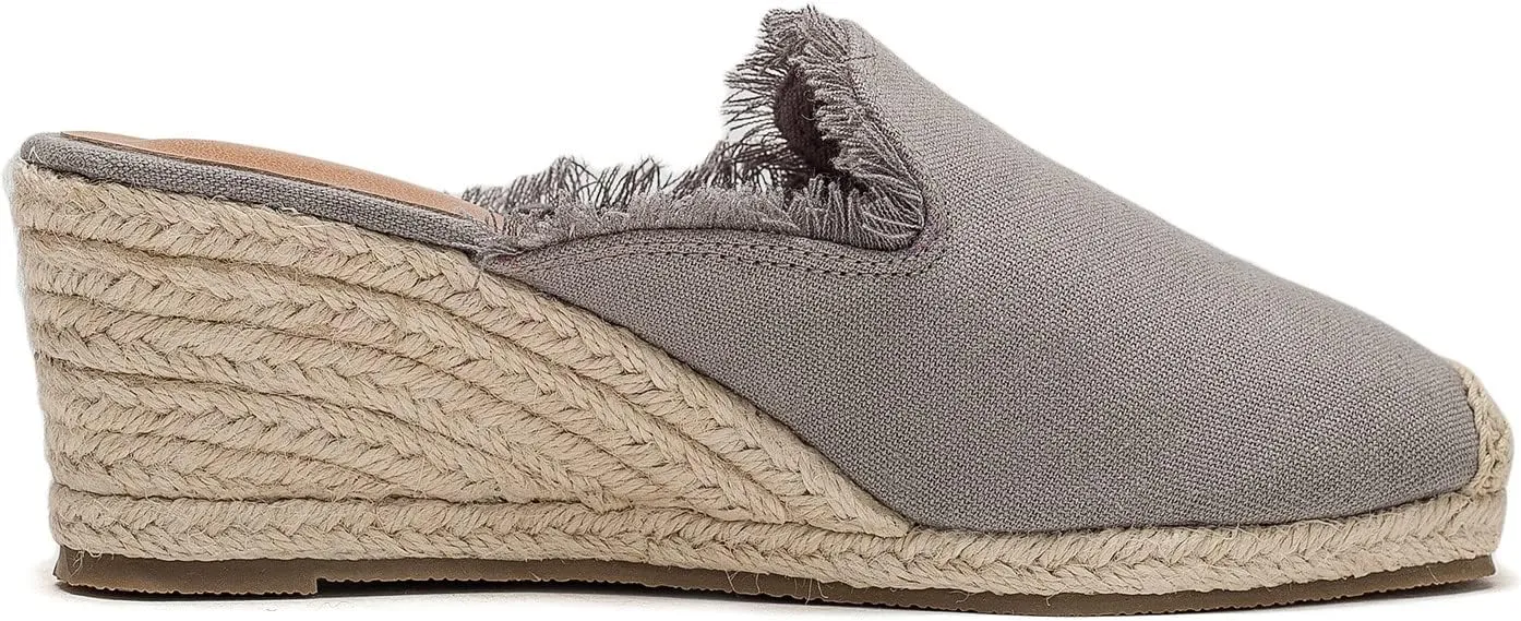 U-lite Women's Flatform Espadrille Wedge Sandal, Universal Comfortable Casual Closed Toe, Classic Summer Sandals