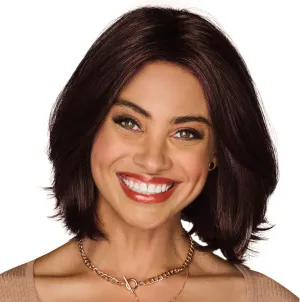 Unspoken Mid-Length Layered Pageboy Wig by Hairuwear, Average Cap, GL6-30 Mahogany