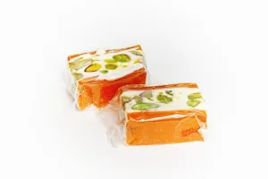 US Snacks - Traditional Malban & Nougat, Individually Wrapped Malban & Nougat, Rich, Soft, Irresistible Treats (1 Pound, Apricot Nougat)