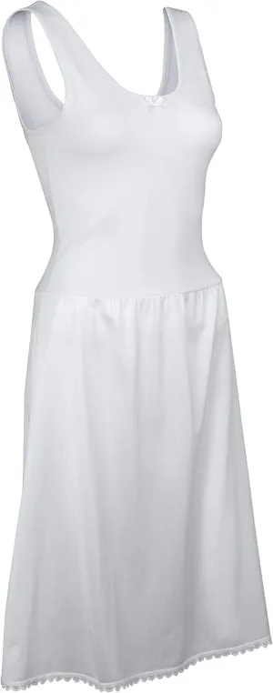 Valair Comfortable Women’s Slip for Under Dresses Bottom: Non-Cling Nylon Top: Comfy Cotton