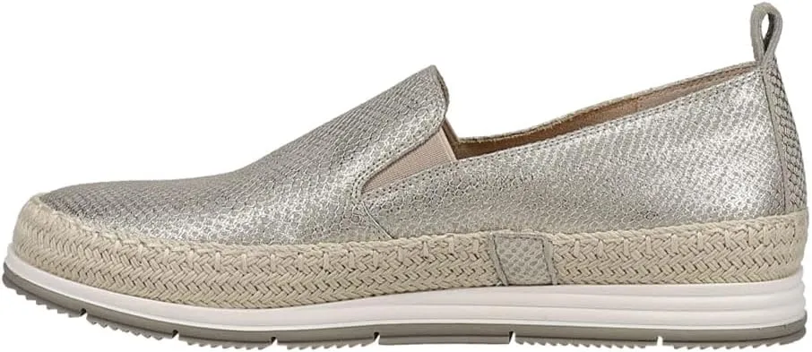 VANELi Womens Qanat Metallic Espadrille Slip On Sneakers Shoes Casual - Gold, Silver