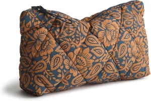 Vera Bradley Featherweight Medium Pouch, Lotus Montage Roasted Pecan