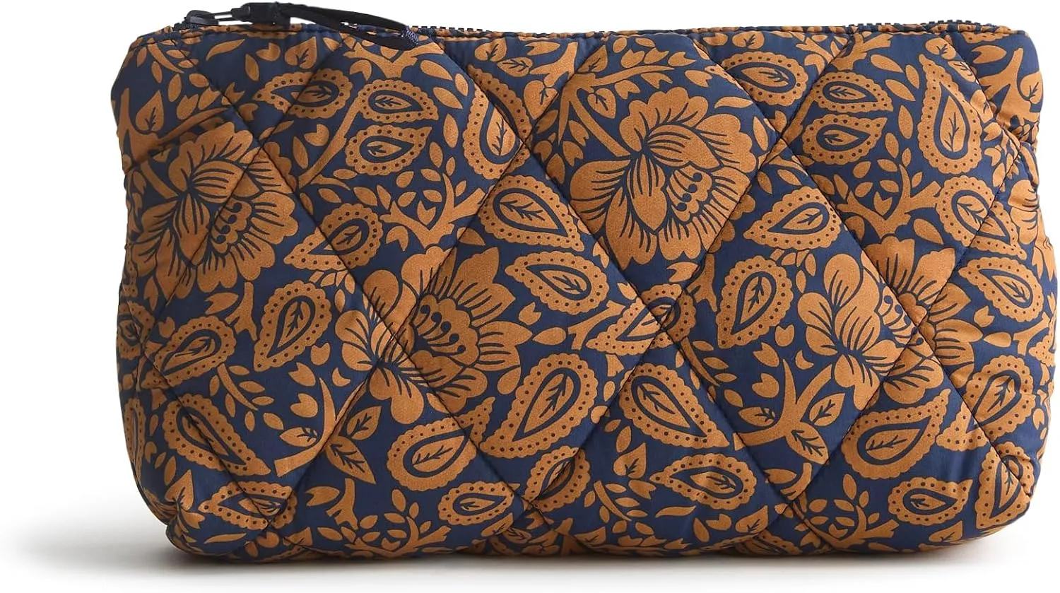 Vera Bradley Featherweight Medium Pouch, Lotus Montage Roasted Pecan