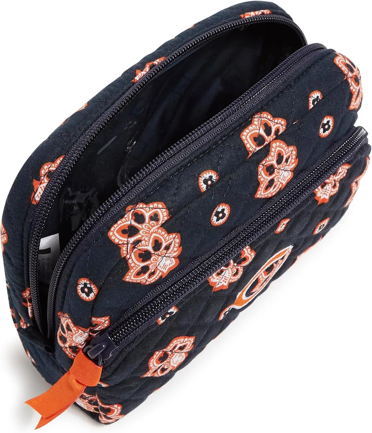 Vera Bradley Women's Cotton NFL Medium Cosmetic Makeup Organizer Bag (Multiple Teams Available)
