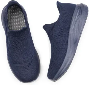 vibdiv Slip-in Walking Shoes Men Barefoot Sock Sneakers Flat Lightweight Casual Comfortable Breathable Laceless