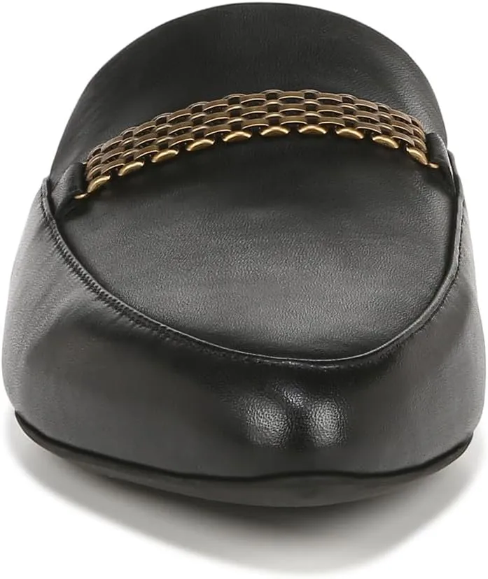 Vionic Women's Starling Mule - Comfortable Flats That Includes a Built-in Arch Support Insole That Helps Correct Pronation and Alleviate Heel Pain Caused by Plantar Fasciitis, Medium Width Sizes 5-12