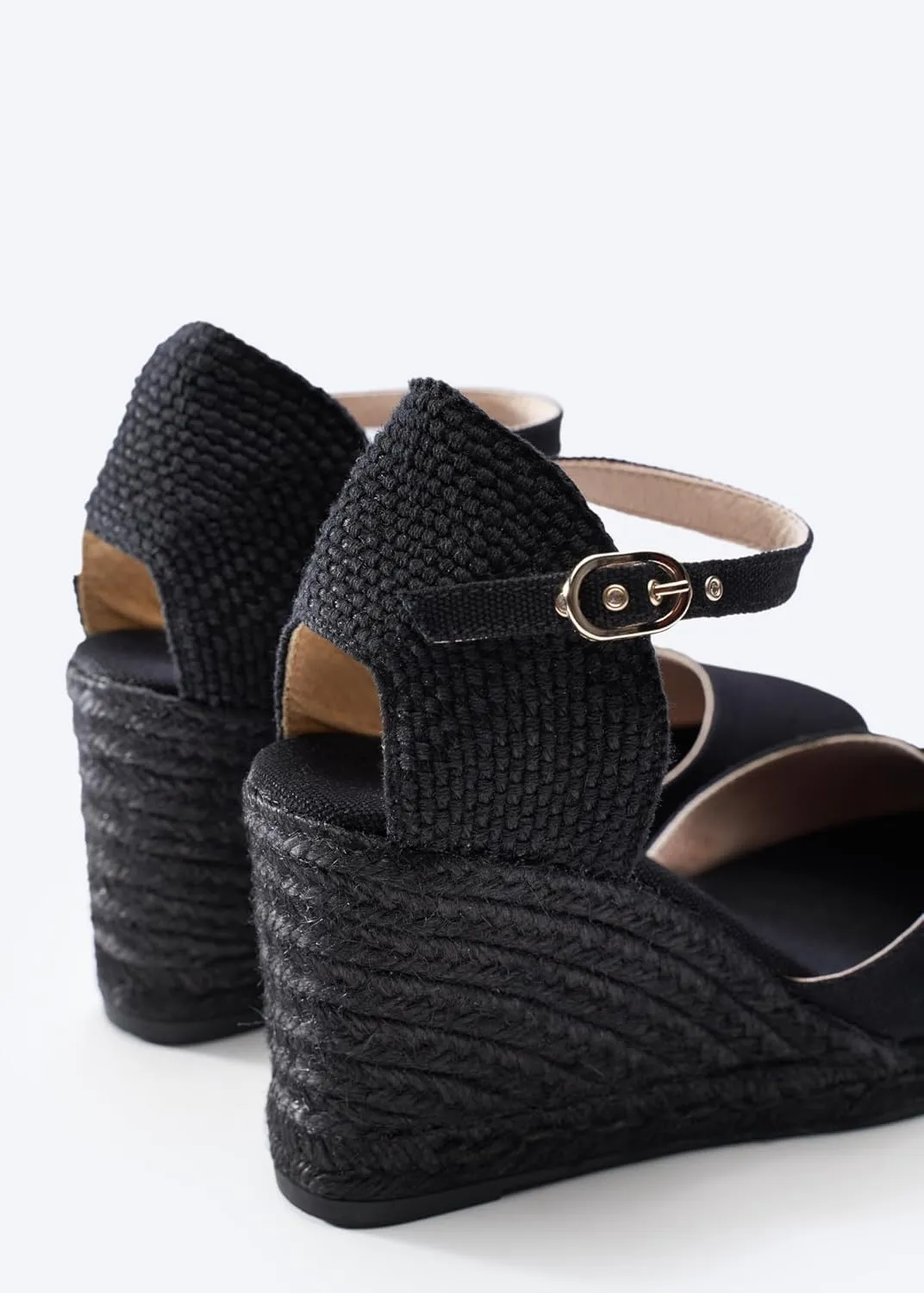VISCATA Satuna Women's Sandals Espadrille Canvas Buckle Wedges