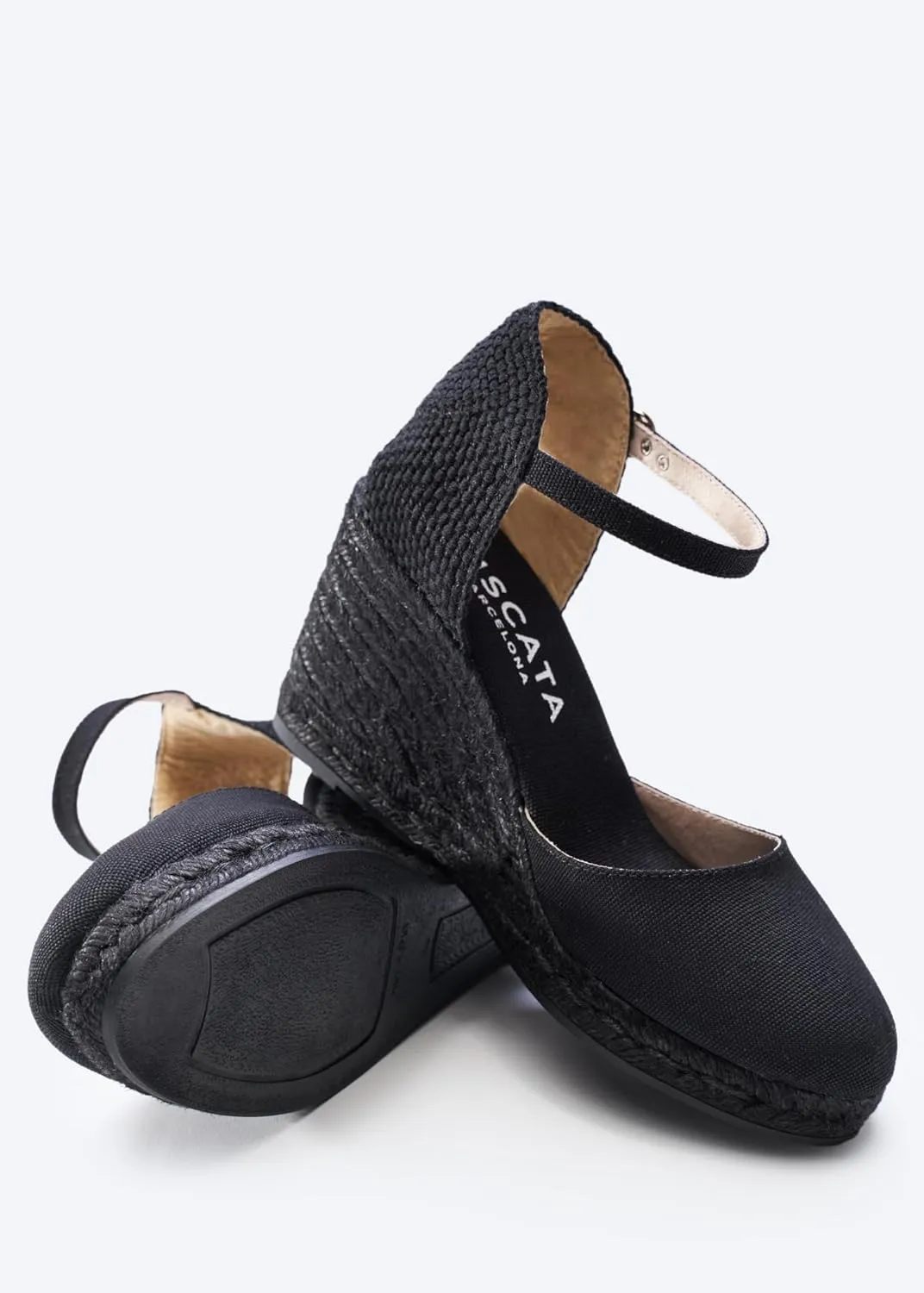 VISCATA Satuna Women's Sandals Espadrille Canvas Buckle Wedges