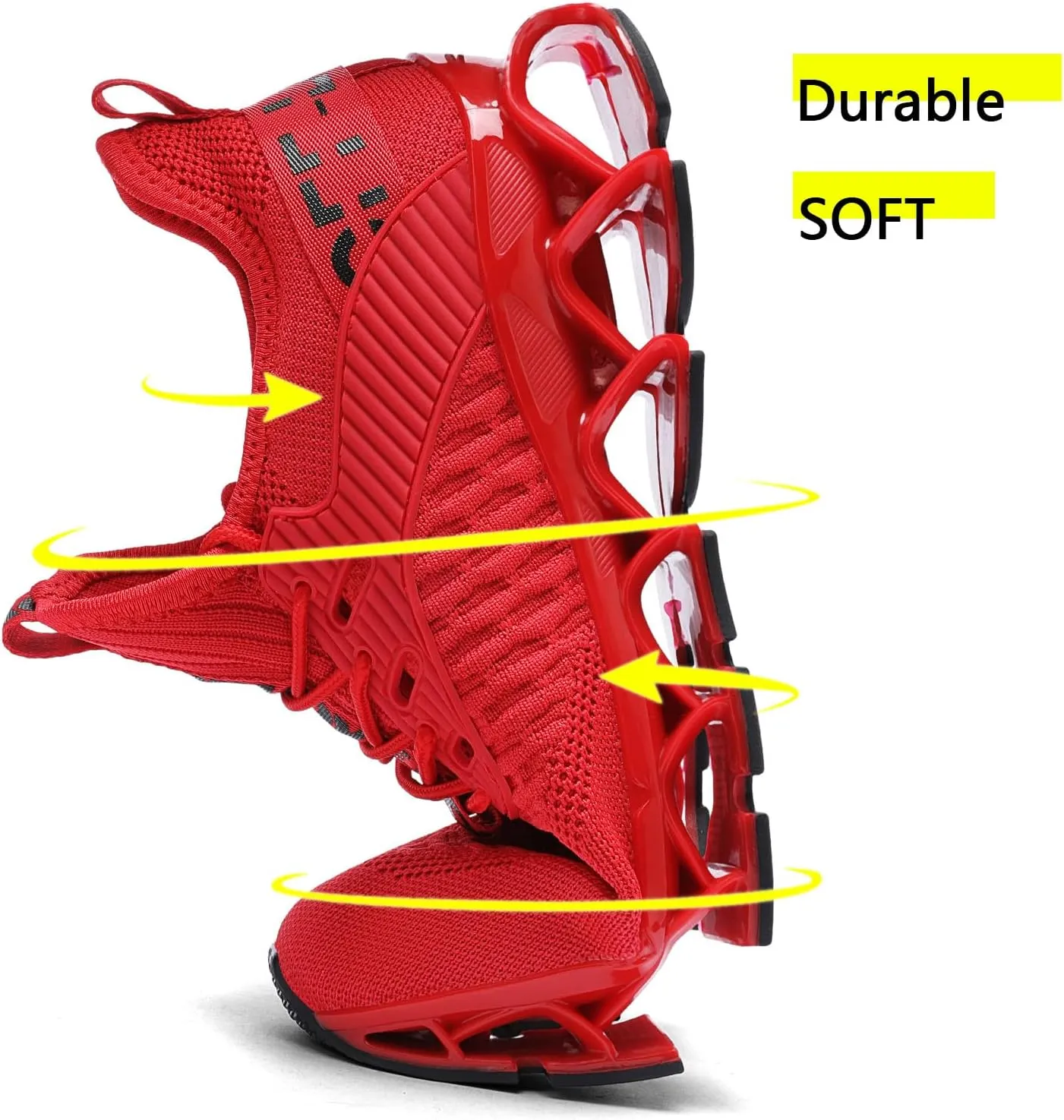 Vooncosir Women's Running Shoes Comfortable Fashion Non Slip Blade Sneakers Work Tennis Walking Sport Athletic Shoes