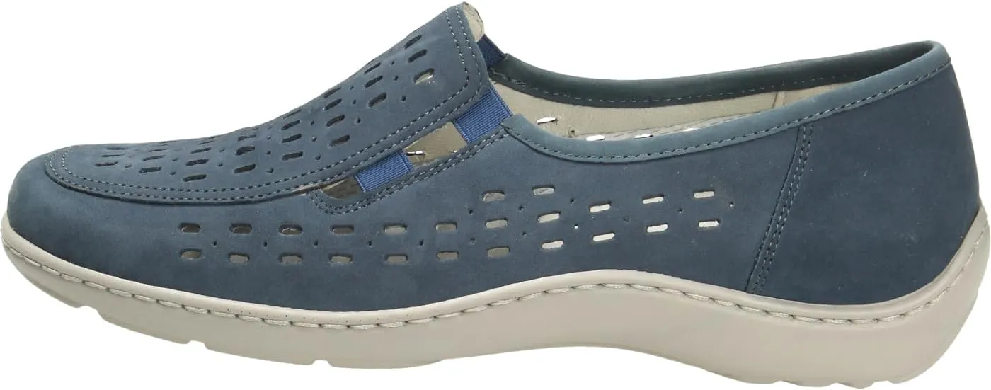 Waldläufer Comfortable up to 25mm Heel Wedge Blue