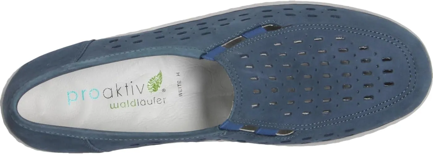 Waldläufer Comfortable up to 25mm Heel Wedge Blue