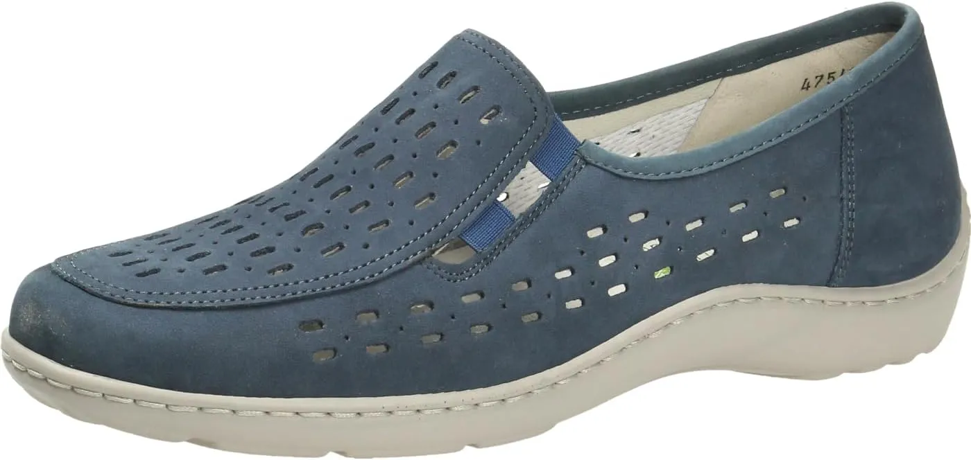 Waldläufer Comfortable up to 25mm Heel Wedge Blue