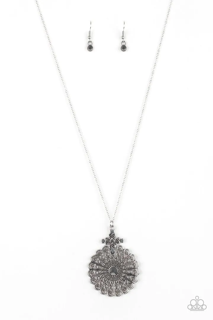 Walk On The WILDFLOWER Side - Silver - Paparazzi