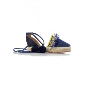 Walnut Arkie Girl's Espadrille Denim