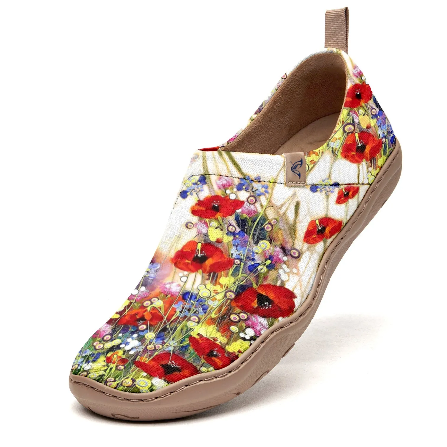White Wildflowers  Slip-On