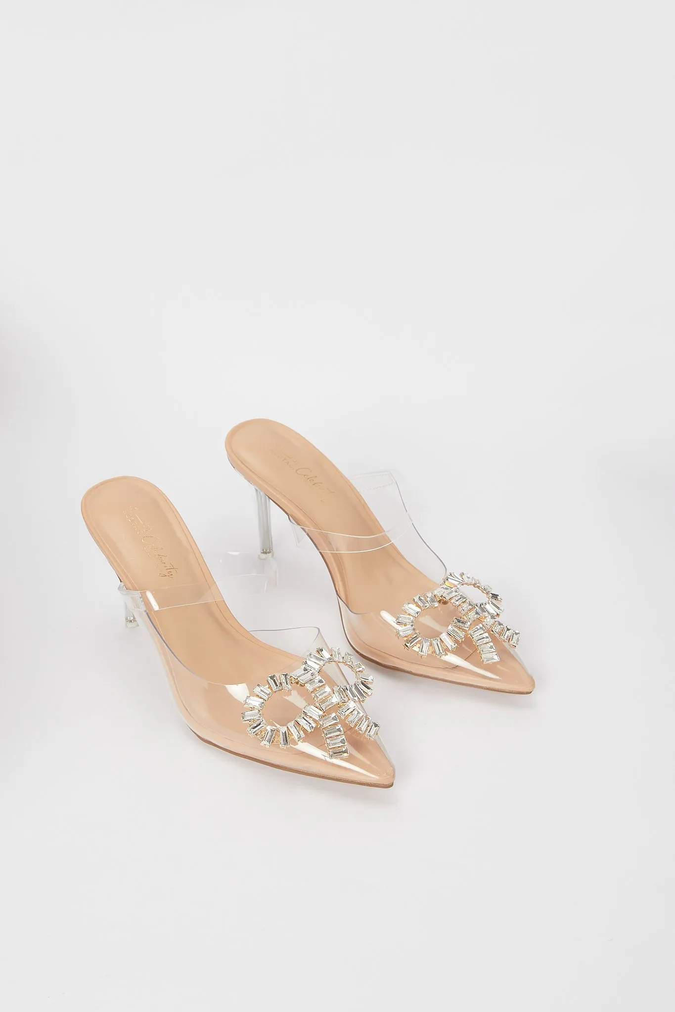 Women Bow Embellished Mule