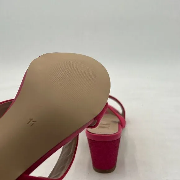 Women Casual Open Toe Sandals Chunky Low Heel Slip On Mule Comfy Summer Slide
